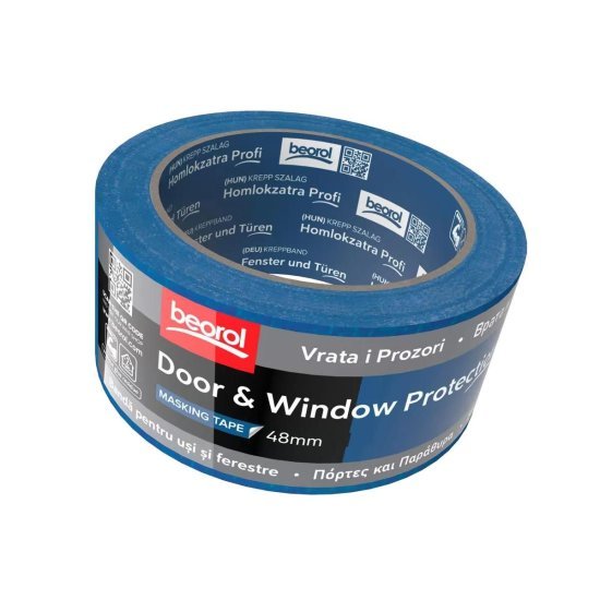 beorol Door&Window Protection. 48мм/50м. Маскуюча стрічка.