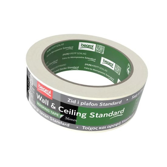 beorol Wall&Ceiling Standard. 36мм/33м. Малярна стрічка.