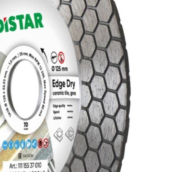 Круг алмазний відрізний 1A1R 125 Distar EDGE DRY