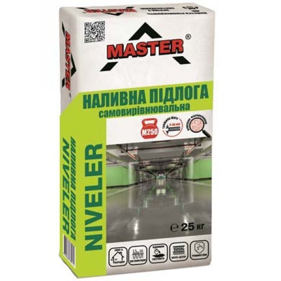 MASTER NIVELIR Самовирівнювальна наливна підлога, 25 кг