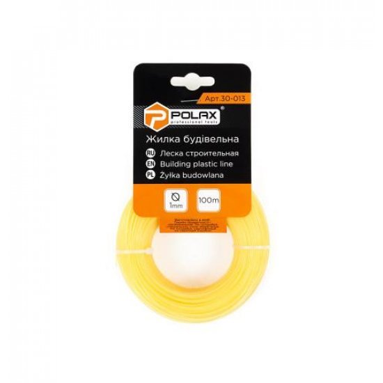 Polax Лісочка будівельна жовта, 1мм*100м (30-013)
