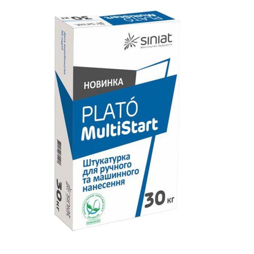 Siniat PLATO MULTISTART Штукатурка машинного нанесення, 30 кг