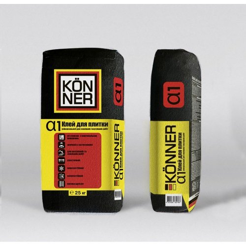 Könner Alfa-1 Клей для плитки універсальний. 25 кг 